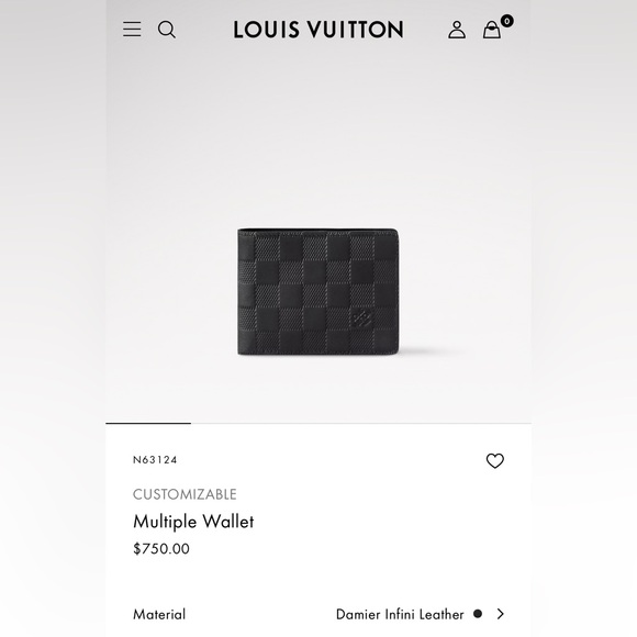 Louis Vuitton Men’s Wallet - Black Leather - BRAND NEW - Picture 5 of 5